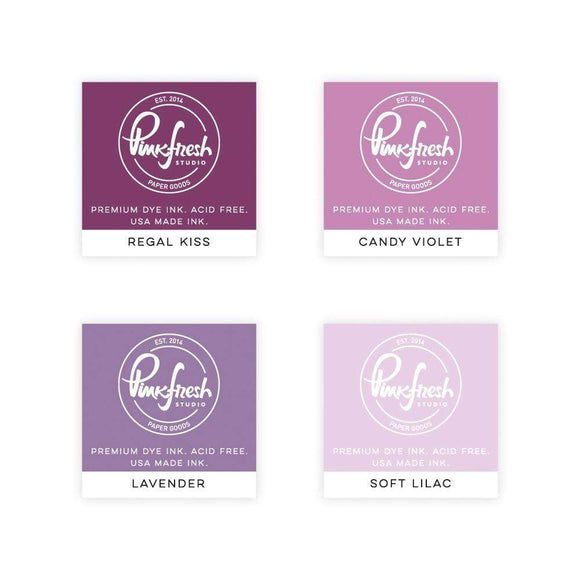 Scrapbooking  Pinkfresh Studio Premium Dye Cube Ink Pads 4 Colors - Soul of Provence ink