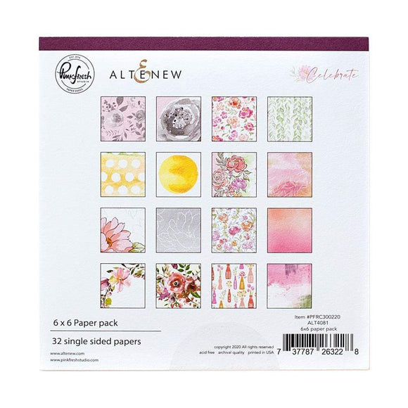 Scrapbooking  Celebrate Single-Sided Paper Pack 6