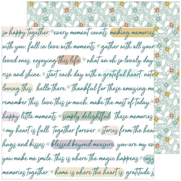 Scrapbooking  Days Of Splendor Double-Sided Cardstock 12