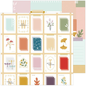 Scrapbooking  Days Of Splendor Double-Sided Cardstock 12"X12" - Totally Splendid Paper 12"x12"