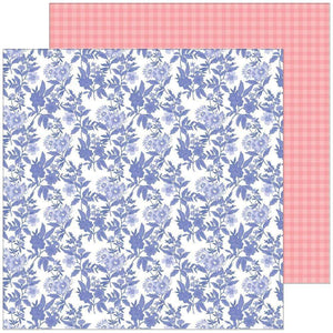 Scrapbooking  Happy Blooms Double-Sided Cardstock 12"X12"- Daydream Paper 12"x12"