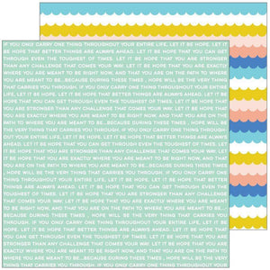 Scrapbooking  Let's Stay Home Double-Sided Cardstock 12"X12" - You Are Stronger Paper 12"x12"