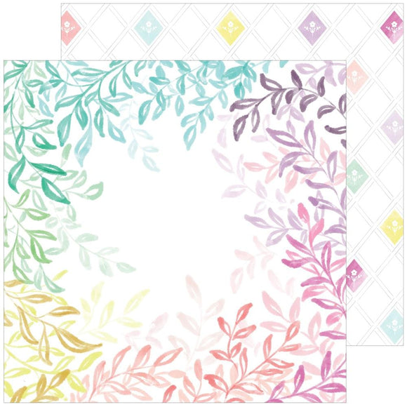 Scrapbooking  Pinkfresh Delightful Double-Sided Cardstock 12