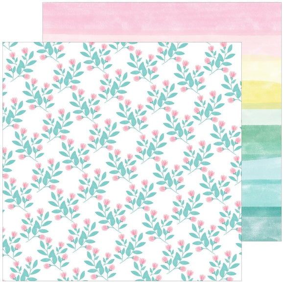 Scrapbooking  Pinkfresh Delightful Double-Sided Cardstock 12