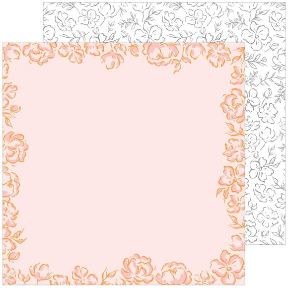 Scrapbooking  Pinkfresh Happy Heart Double-Sided Cardstock 12