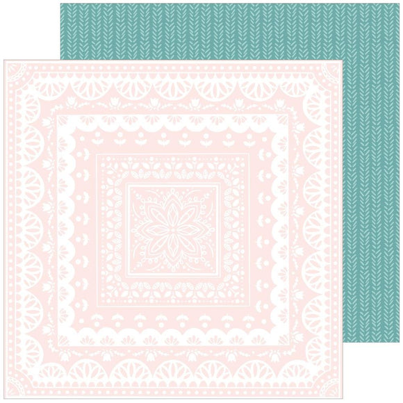 Scrapbooking  Pinkfresh Happy Heart Double-Sided Cardstock 12