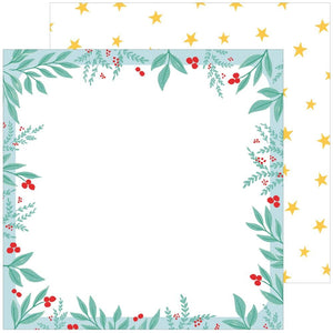 Scrapbooking  Pinkfresh Happy Holidays Double-Sided Cardstock 12"X12" Fa La La Paper 12"x12"