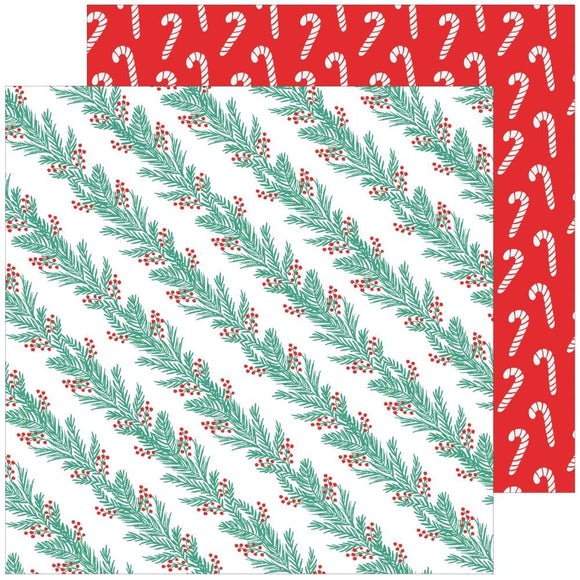 Scrapbooking  Pinkfresh Happy Holidays Double-Sided Cardstock 12