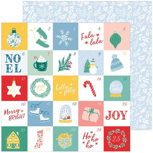 Scrapbooking  Pinkfresh Happy Holidays Double-Sided Cardstock 12"X12" Holly Jolly Paper 12"x12"