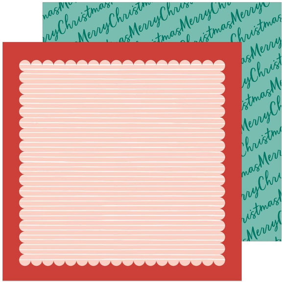 Scrapbooking  Pinkfresh Happy Holidays Double-Sided Cardstock 12