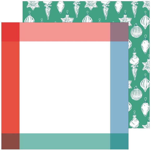 Scrapbooking  Pinkfresh Happy Holidays Double-Sided Cardstock 12