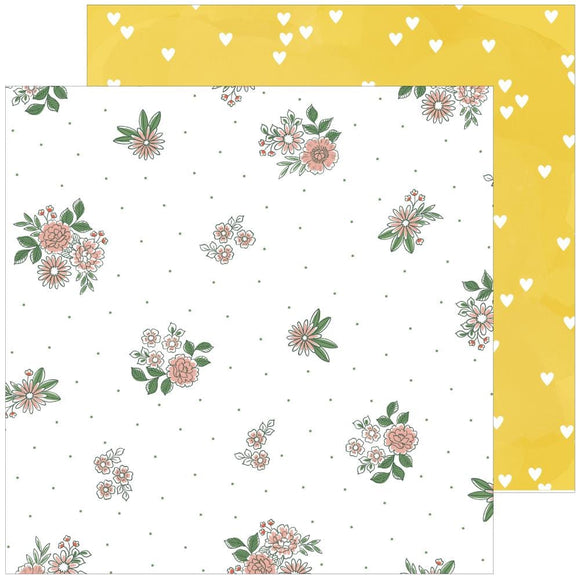 Scrapbooking  PinkFresh Spring Vibes Double-Sided Cardstock 12