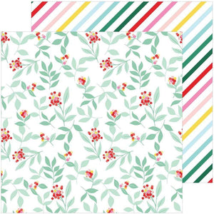 Scrapbooking  PinkFresh Studio Holiday Magic Double-Sided Cardstock 12"X12"- Feeling Festive Paper 12"x12"