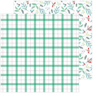 Scrapbooking  PinkFresh Studio Holiday Magic Double-Sided Cardstock 12"X12"- Good Cheer Paper 12"x12"