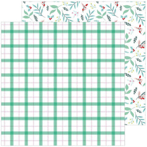 Scrapbooking  PinkFresh Studio Holiday Magic Double-Sided Cardstock 12"X12"- Good Cheer Paper 12"x12"