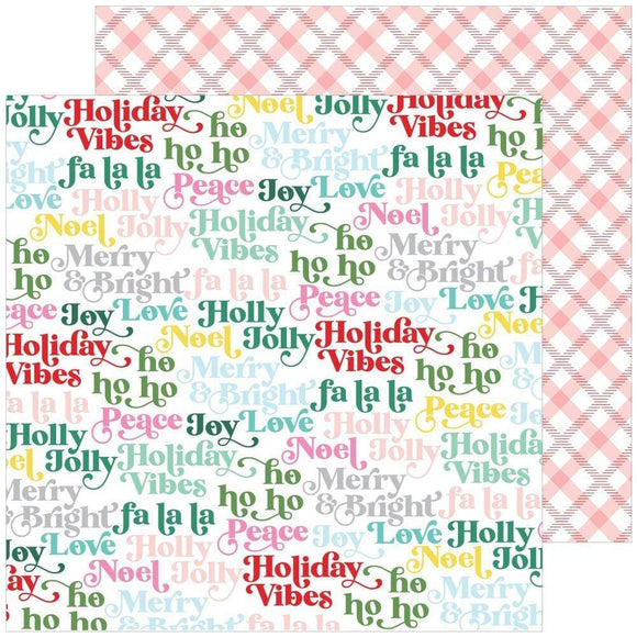 Scrapbooking  PinkFresh Studio Holiday Magic Double-Sided Cardstock 12