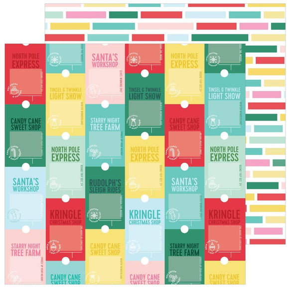 Scrapbooking  PinkFresh Studio Holiday Magic Double-Sided Cardstock 12