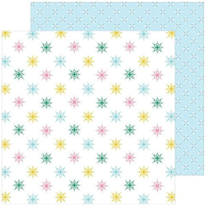 Scrapbooking  PinkFresh Studio Holiday Magic Double-Sided Cardstock 12"X12"- Wonder & Peace Paper 12"x12"