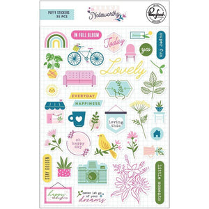 Scrapbooking  Noteworthy Puffy Stickers Paper 12x12