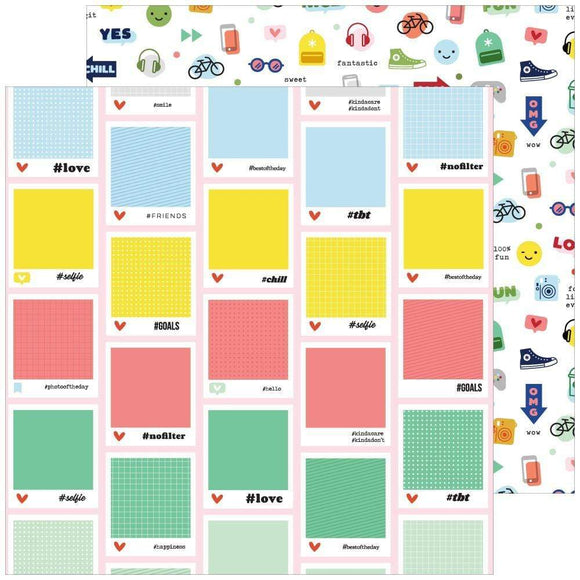 Scrapbooking  Super Cool Double-Sided Cardstock 12