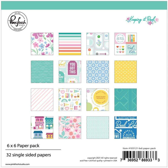 Scrapbooking  PinkFresh Studio Single-Sided Paper Pack 6