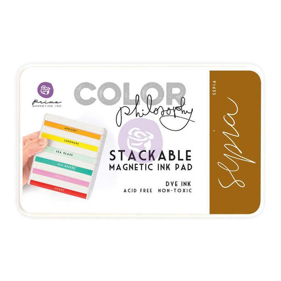 Scrapbooking  Prima Marketing Color Philosophy Dye Ink Pad - Sepia INK