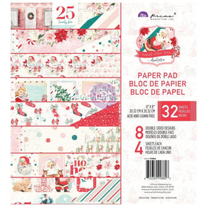 Scrapbooking  Prima Marketing Double-Sided Paper Pad 8"X8" 32/Pkg Candy Cane Lane Paper Pad