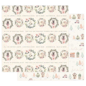 Scrapbooking  Sugar Cookie By Frank Garcia Double-Sided Cardstock 12"X12" - Together forChristmas Paper Pad