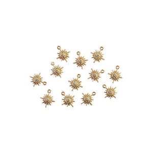 Scrapbooking  Sugar Cookie By Frank Garcia Metal Charms 12/Pkg Snowflakes Paper Pad