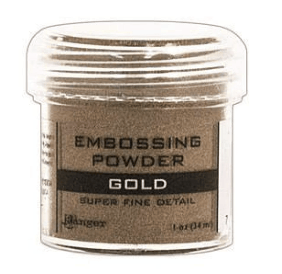 Scrapbooking  Ranger Embossing Powder Super Fine Gold embossing