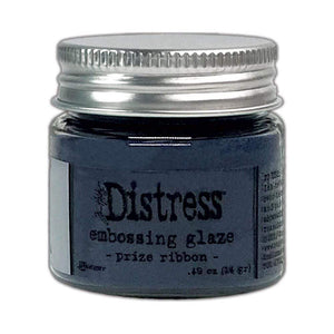 Scrapbooking  Tim Holtz Distress Embossing Glaze Prize Ribbon embossing