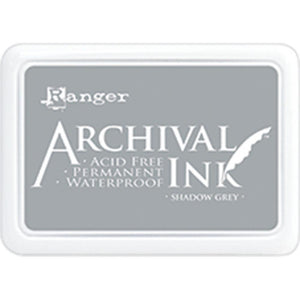 Scrapbooking  Ranger Archival Ink Pad - Shadow Grey Paper Collections 12x12