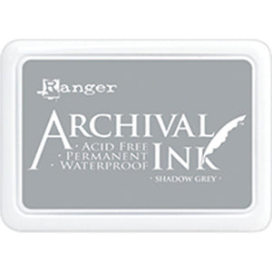 Scrapbooking  Ranger Archival Ink Pad - Shadow Grey Paper Collections 12x12