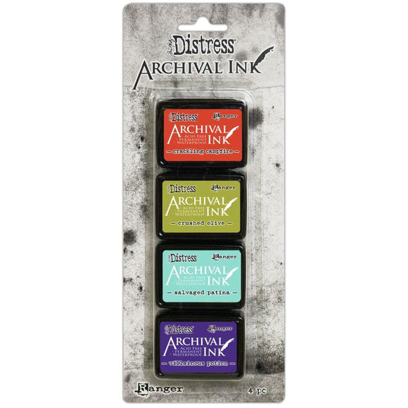 Scrapbooking  Tim Holtz Distress Archival Mini Ink Kit 5 INK