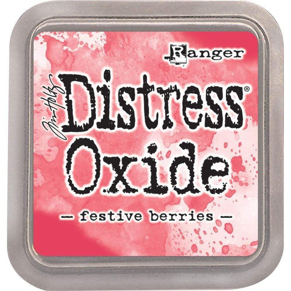 Scrapbooking  Tim Holtz Distress Oxides Ink Pad - Festive Berries INK
