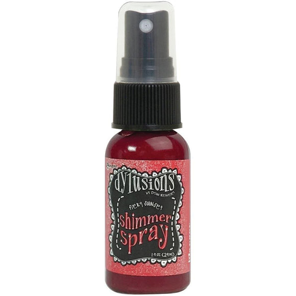 Scrapbooking  Dylusions Shimmer Sprays 1oz - Fiery Sunset Mists and Sprays