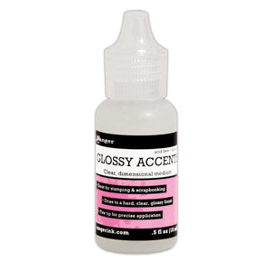 Scrapbooking  Ranger/Inkssentials Glossy Accents .5oz mixed media