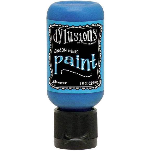 Scrapbooking  Dylusions Acrylic Paint 1oz - London Blue Paint