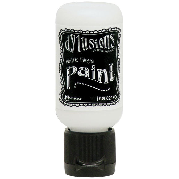 Scrapbooking  Dylusions Acrylic Paint 1oz - White Linen Paint