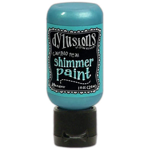 Scrapbooking  Dylusions Shimmer Paint 1oz Calypso Teal Paint