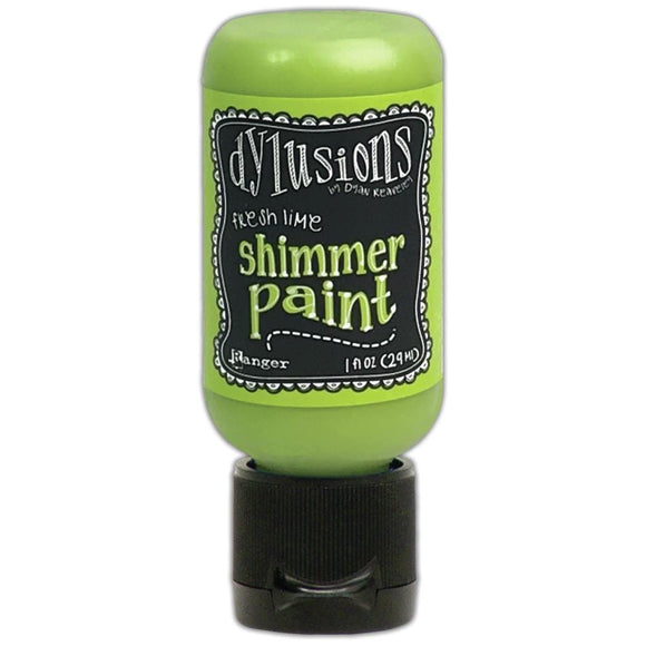 Scrapbooking  Dylusions Shimmer Paint 1oz Fresh Lime Paint