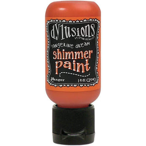Scrapbooking  Dylusions Shimmer Paint 1oz Tangerine Dream Paint