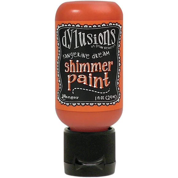 Scrapbooking  Dylusions Shimmer Paint 1oz Tangerine Dream Paint