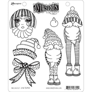 Scrapbooking  Dyan Reaveley's Dylusions Cling Stamp Collections 8.5"X7" Any Old Elf stamps