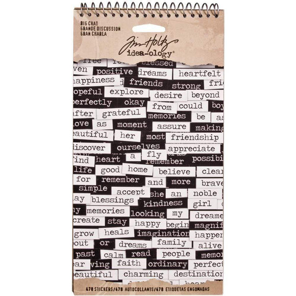 Scrapbooking  Idea-Ology Spiral Bound Sticker Book 4.5