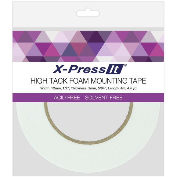 Scrapbooking  X-Press It High Tack Foam Mounting Tape .5
