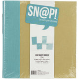 Scrapbooking  Simple Stories Sn@p! Binder 6"X8" Teal albums