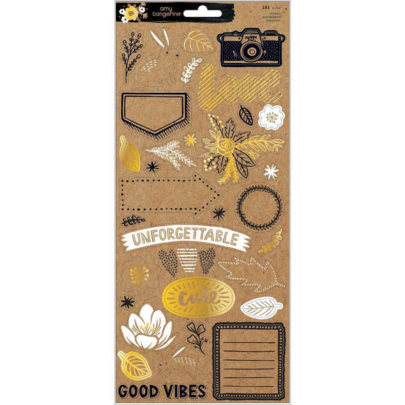 Scrapbooking  Amy Tan Shine On Stickers 6