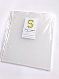 Scrapbooking  Clear Acrylic Album Covers with 2x metal rings