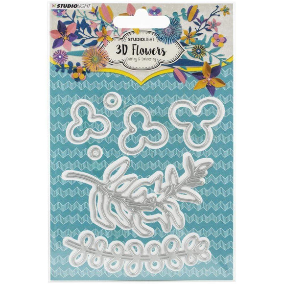 Scrapbooking  Studio Light Flowers Cutting & Embossing Die - Leaves and flowers die